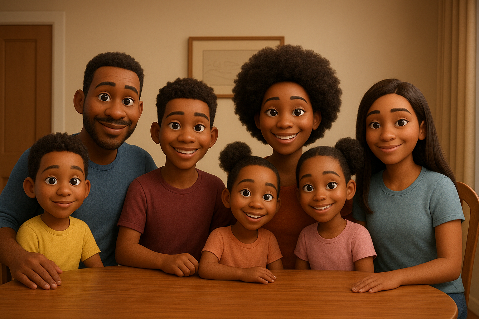 Family portrait background for CTNOD